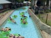 The lazy river was a bit crowded as the day progressed